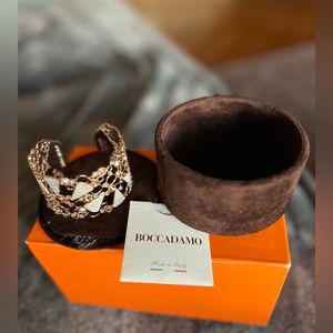 Cuff Bangle By Boccadamo Of Italy. Swarovski